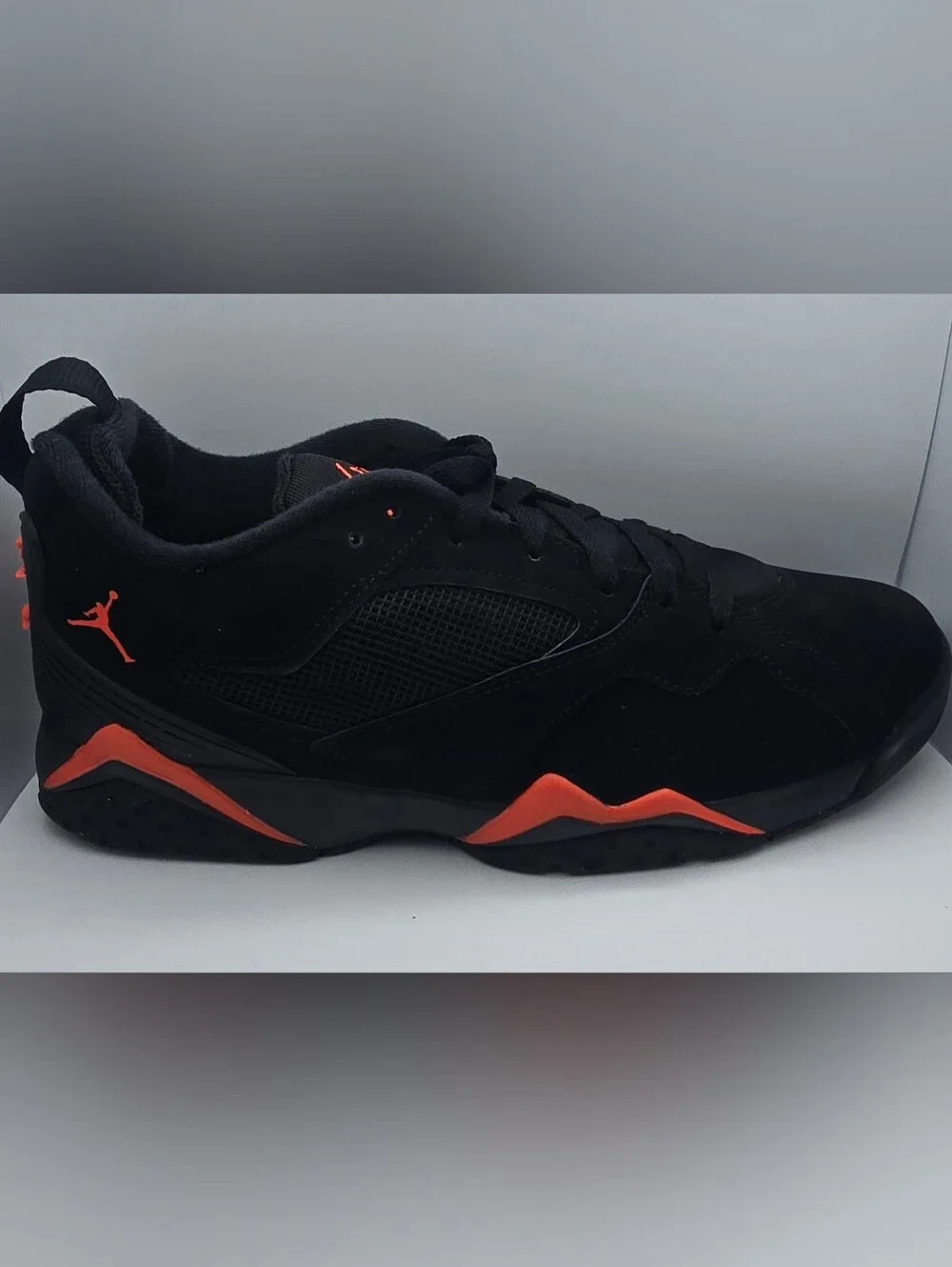 Jordan MVP 92 Black with Red Accent Low-Top Sneaker Mens 10.5